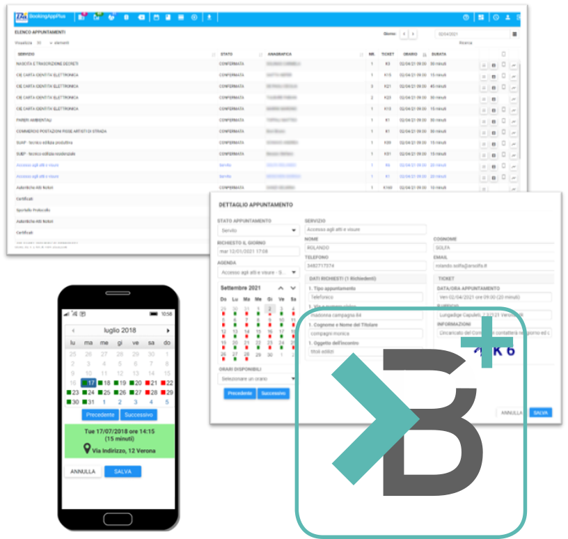 BookingApp App Android iOS Web per appuntamenti evitare la fila saltare la fila evitiamolafila